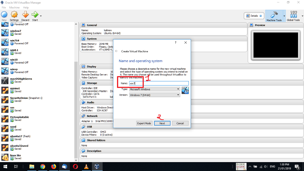 Ubuntu in your already created Virtual Box Environment. Take screenshots of this