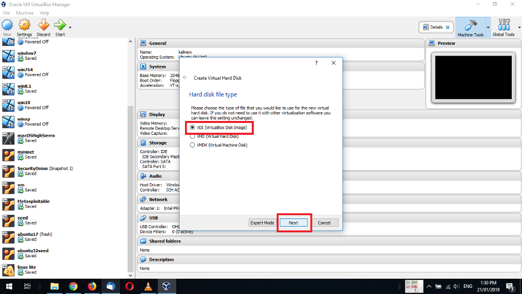 New Settings Discard Start Machine Toos Global Tools Powered off kalnew Operating