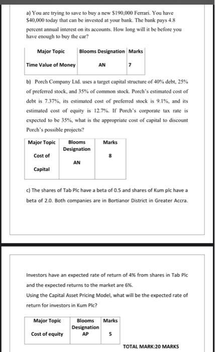 please answer b and c a) You are trying to save to