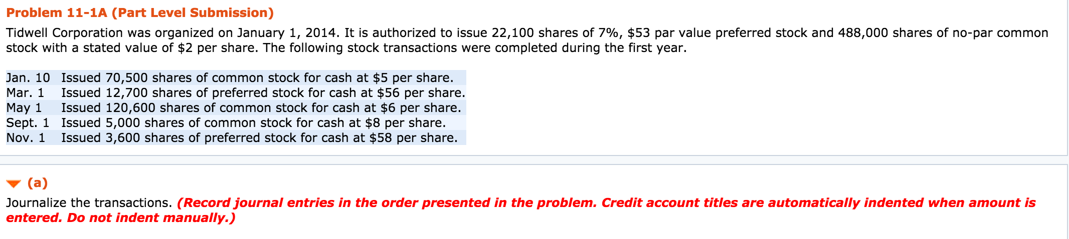 how do i do the balance sheet Problem 11-1A (Part Level Submission)