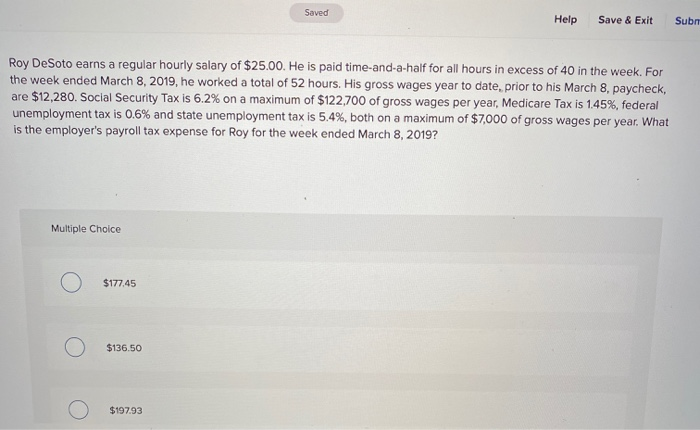  Saved Help Save & Exit Subn Roy DeSoto earns a regular