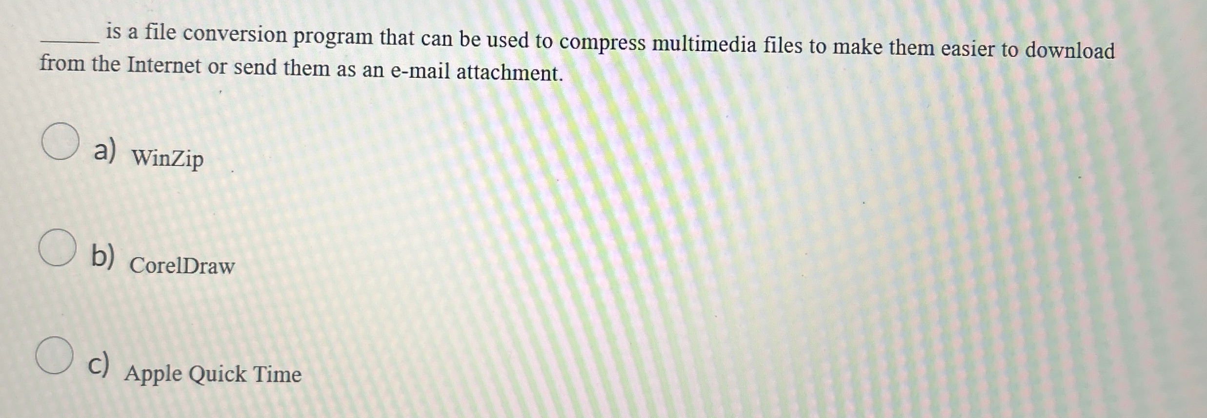  is a file conversion program that can be used to compress