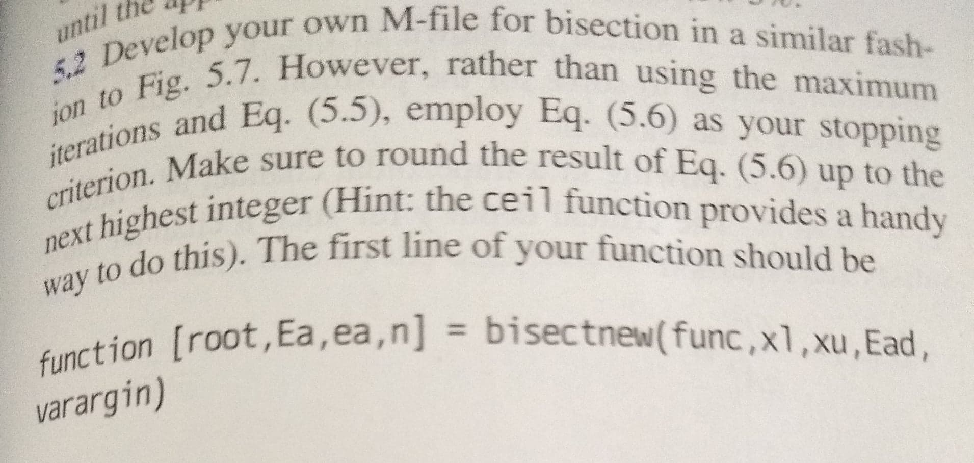 ON MATLAB TO RUN THIS SOLUTION. PLEASE ONLY THE CODE! I WILL