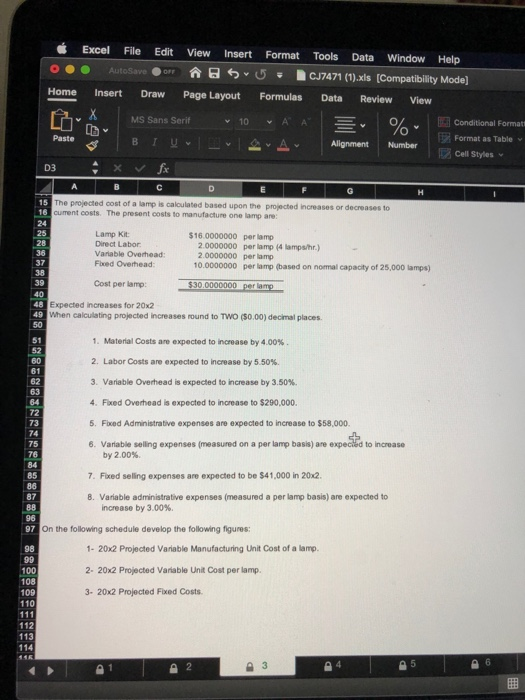 Window Help CJ7471(1).xls (Compatibility Mode] Formulas Data Review View AA 0 %