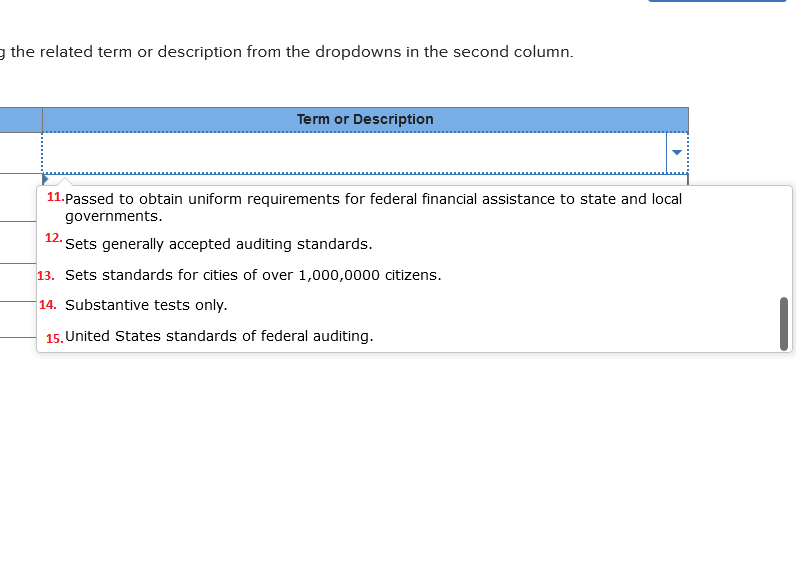 Description 1 Compliance Audit 2. Subrecipient 3. Charter 4. IA 5. Broker-Dealer
