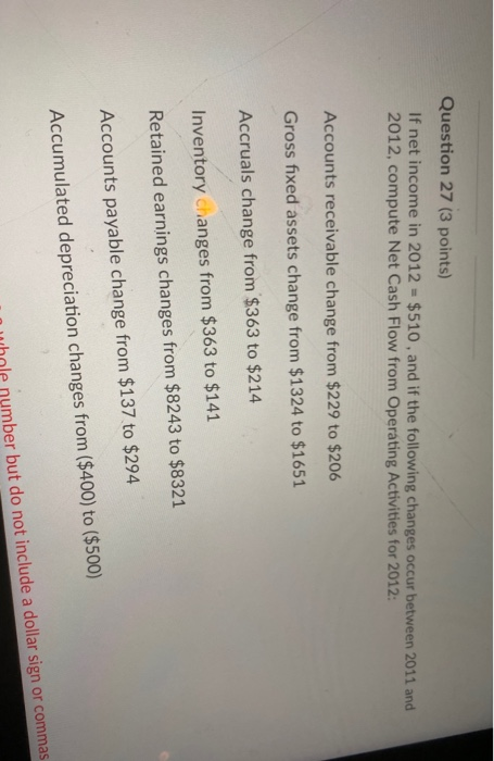 $ 21,608, if net fixed assets in 2012 - $26,315, if depreciation