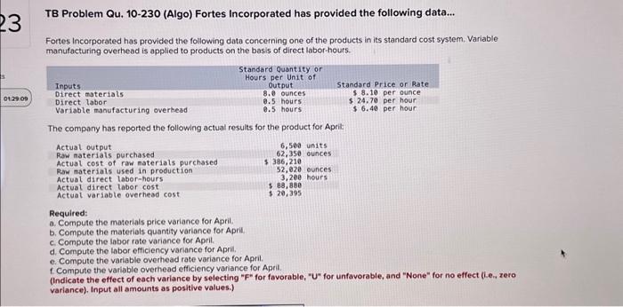 i need the answer as soon as possible please TB Problem Qu.