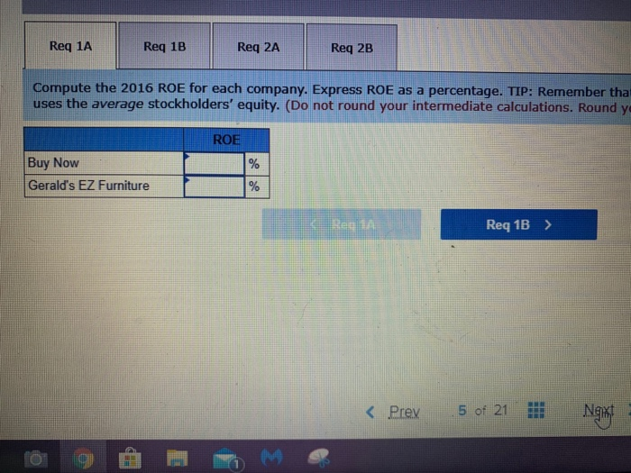 (P/E) Ratios [LO 11-5) Buy Now and Gerald's EZ Furniture are two