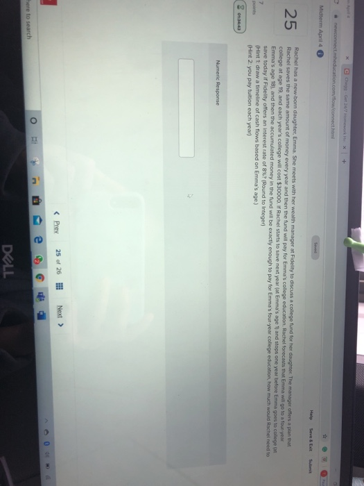  newconnect. m education.com/flow/connect Midterm April 4 0 Help Save & Eat