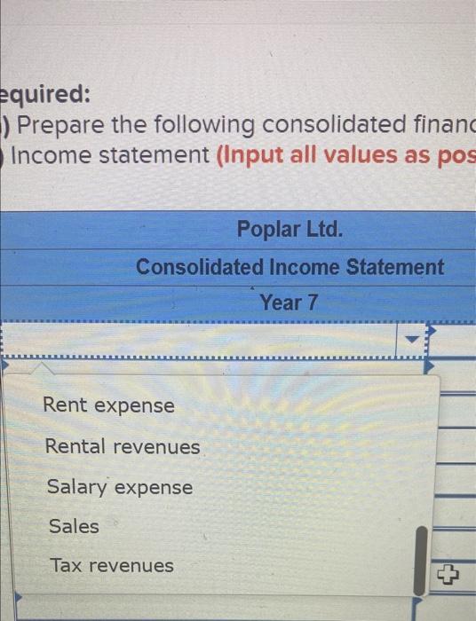 balance sheet. there might be a few items not needed but that