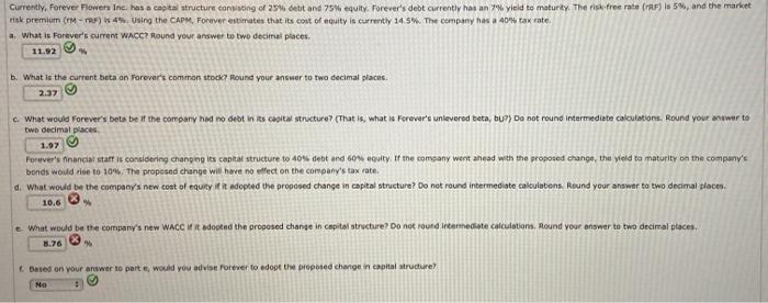  risk premium ( m - Maf) is 45 . Using the