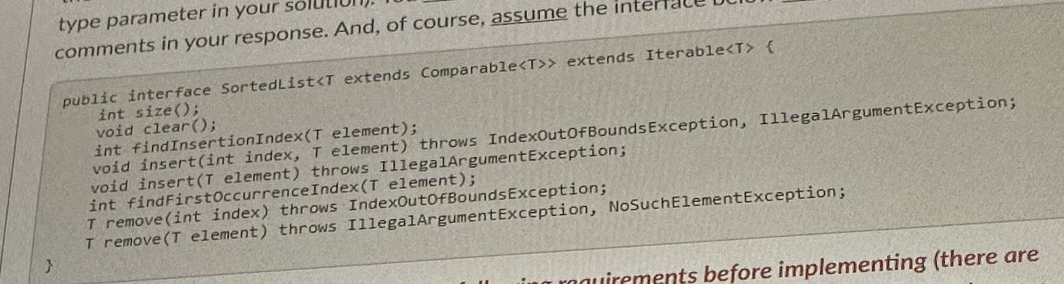 Please write a Java code for this (Please do not copy from
