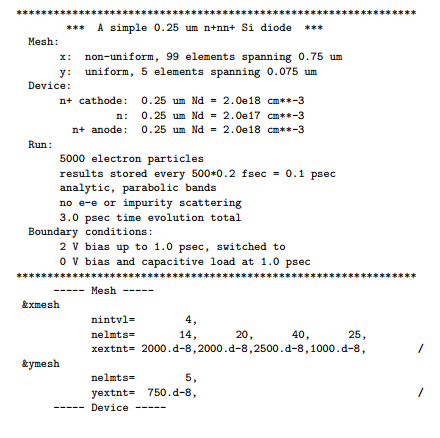 Computer programming in Python. The example code below is setting up the