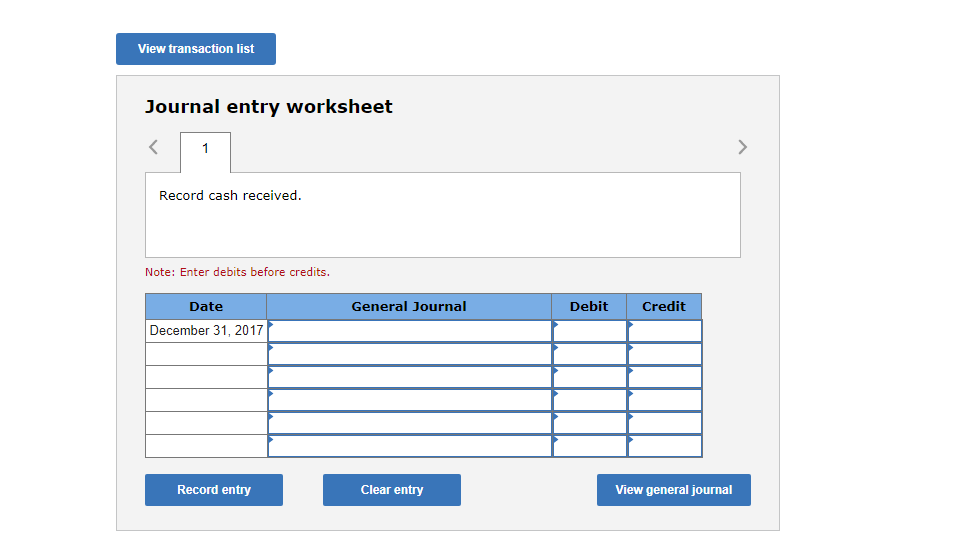 and are due on December 31 of each year. The first payment
