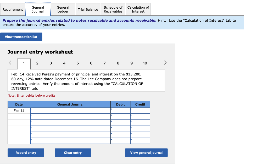 a $13,200, 60-day, 12% note in granting Juan Perez a time extension