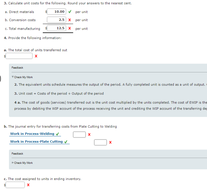 Costing Lacy, Inc., produces a subassembly used in the production of hydraulic