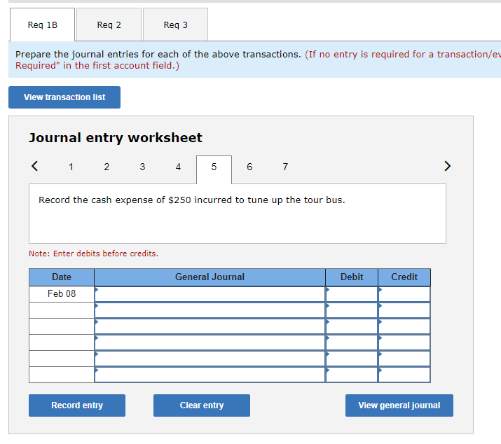 credits. General Journal Debit Credit Date Jan 08 Record entry Clear entry