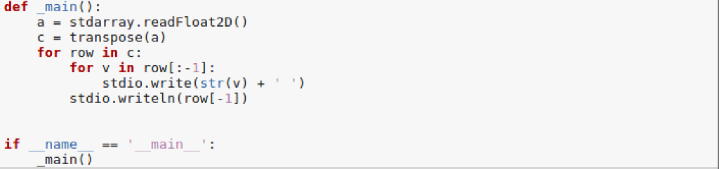 code that follows the step-by-step instructions seen in red in the Linux