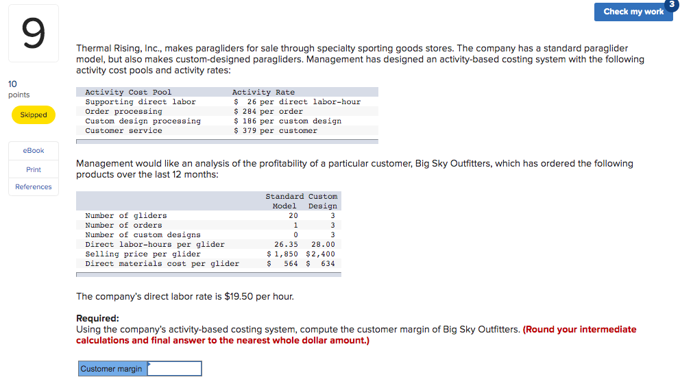 PLEASE EXPLAINED HOW DID YOU GET TO THE ANSWER Check my work