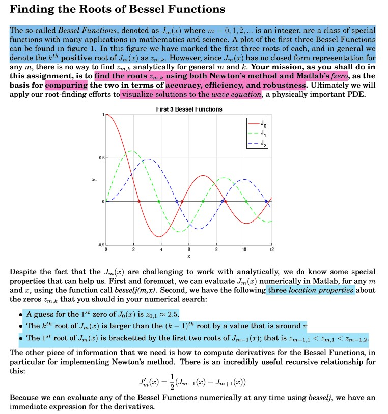 This is a question from numerical analysis with matlab, can there some