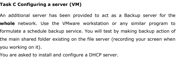 network: > Negotiate and List the network devices you will add, principle