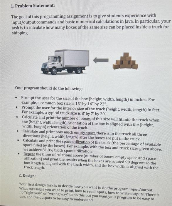 IN JAVAYour program should do the following: Prompt the user for the