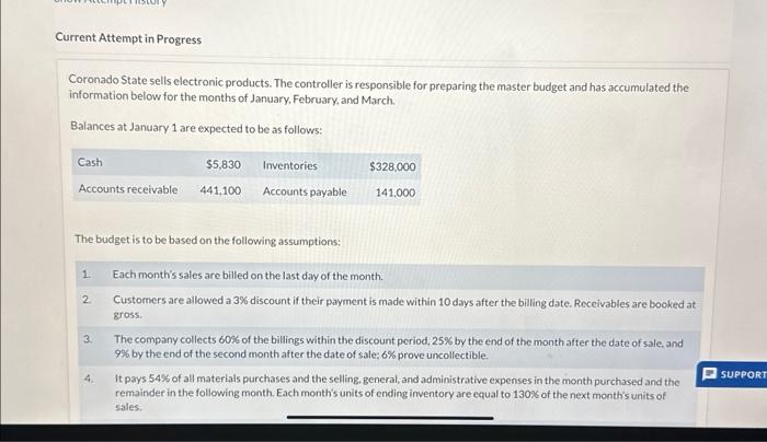 please get an answer for B and c Coronado State sells electronic