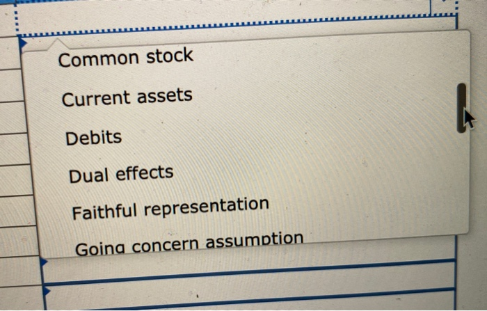 are more definitions than terms). (Select "None of these are correct" if