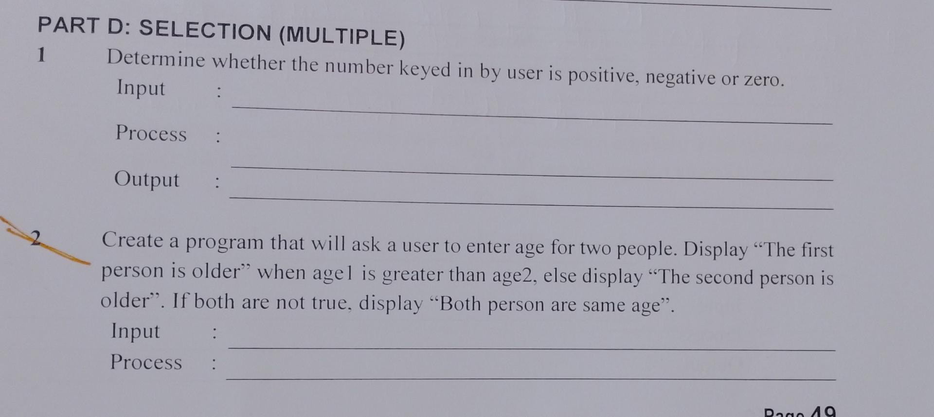 strdent is taking Computer Pcience Sugect 2 Create a program that will