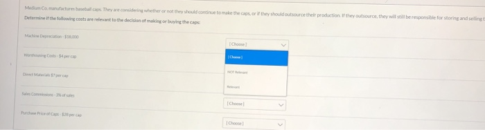  Medium Comanufactures baseball. They are comidering whether or not they should
