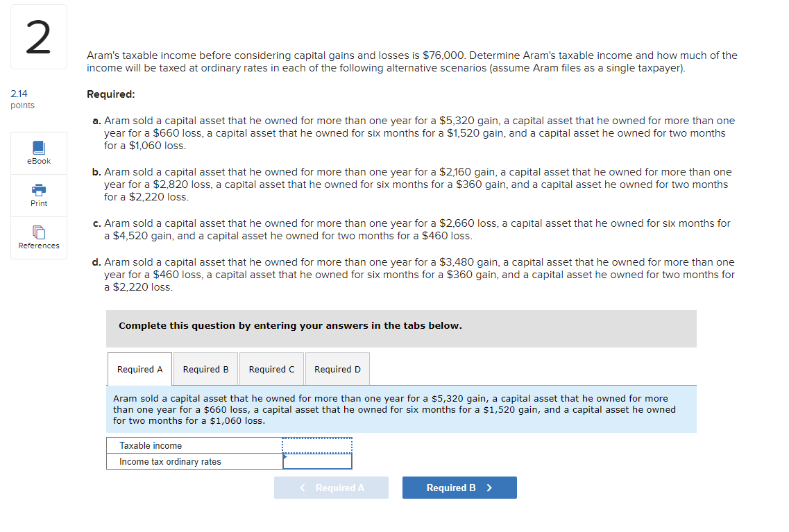 Can someone help me with this, please? Please answer requirement A to