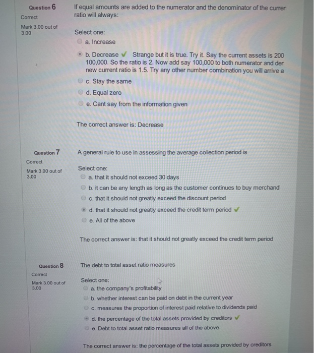 is it right ? If equal amounts are added to the numerator