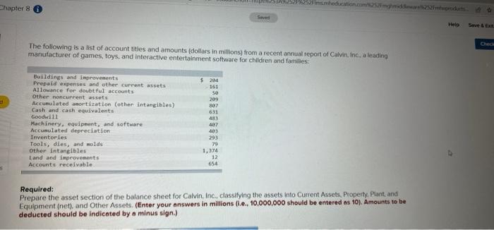 Please answer all parts thank you! Chapter 8 Swed Help Save A