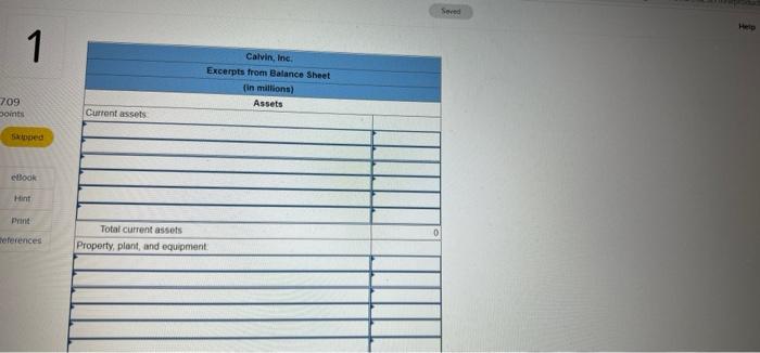 The following is a list of account titles and amounts (dollars in