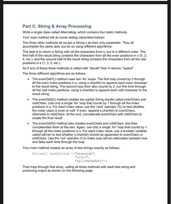 element stores the name of one person on the team. The array