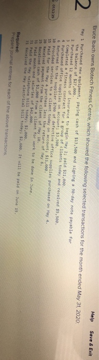  Help Save & Exit 2 015129 Bruce bach owns Biotech Fitness