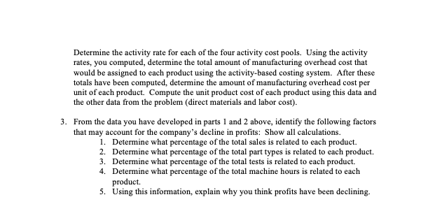 using the data in the problem data file posted to Blackboard. (This