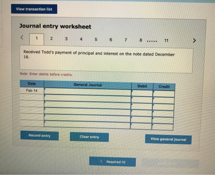 account receivable. 31 Made an adjusting entry to record the accrued interest