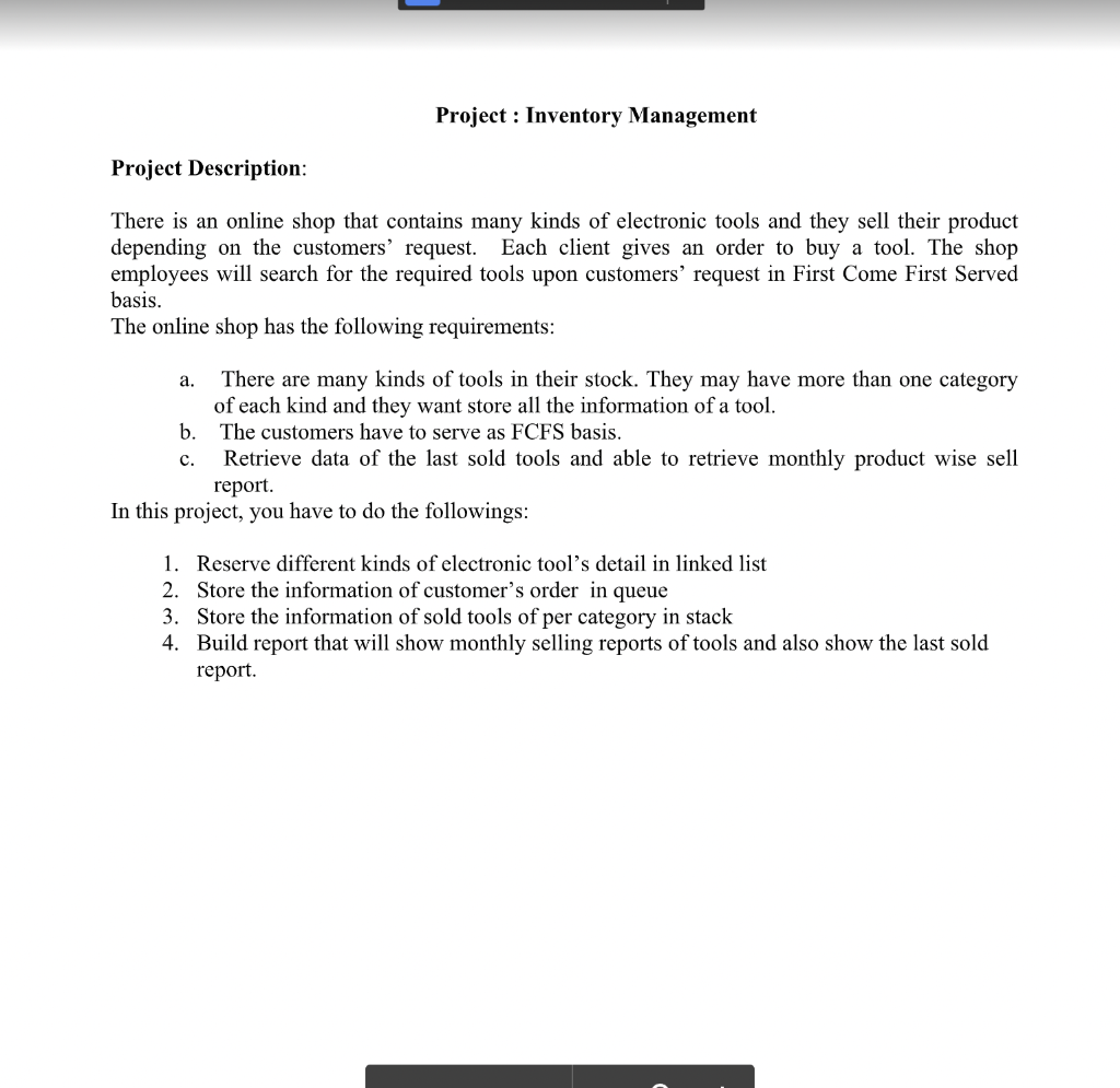 Hello Sir, This is a Data Structure Project that need to complete