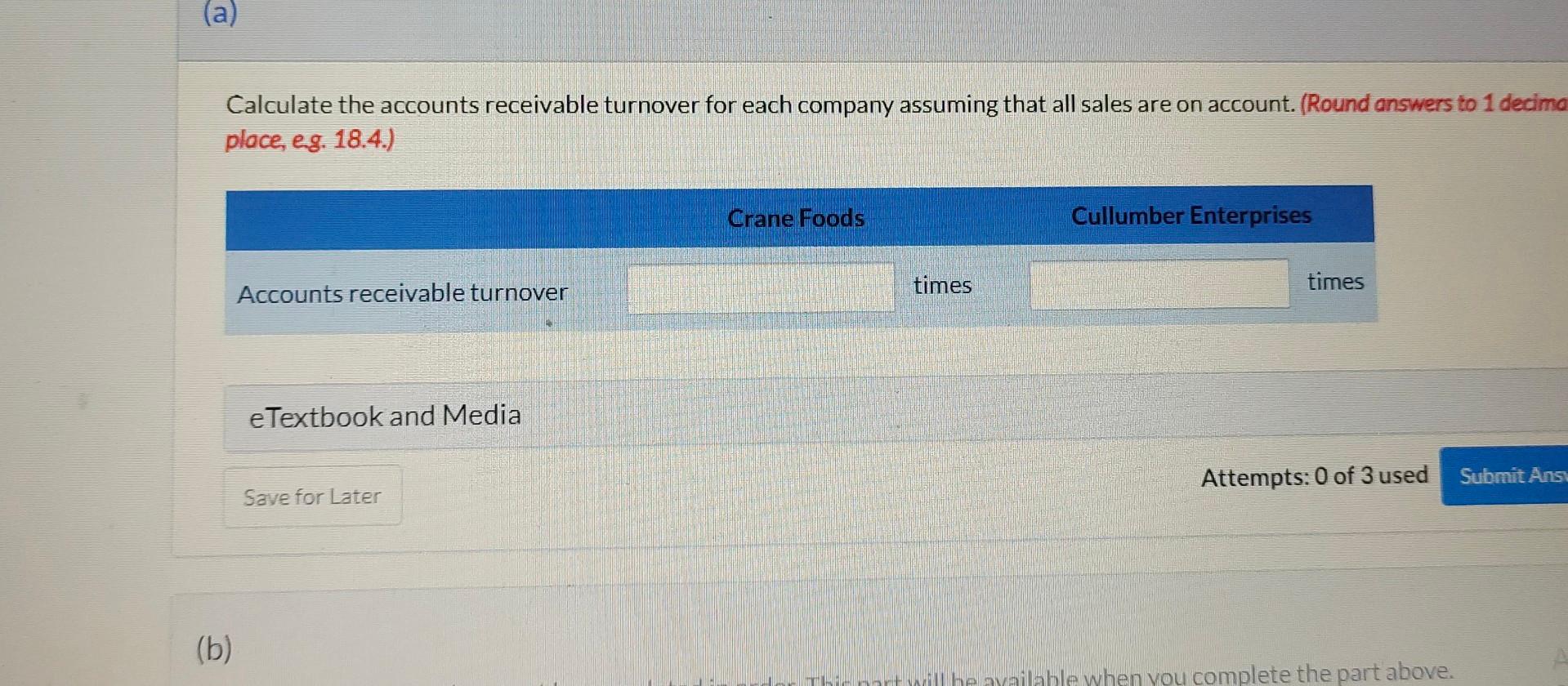 Foods Inc. and Cullumber Enterprises Ltd. for the current year are as