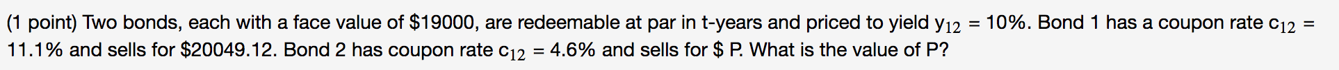 1. What nominal rate compounded continuously will increase your investment by 75%