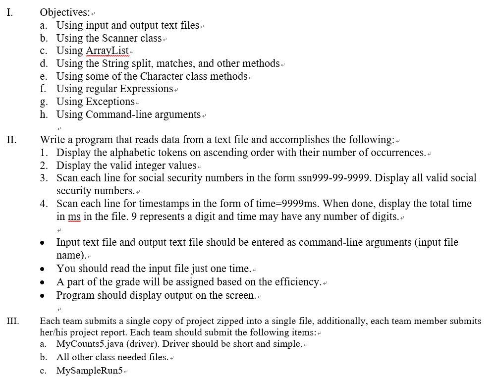 I only get output as "Need 2 arguments -inputfile and outputfile "