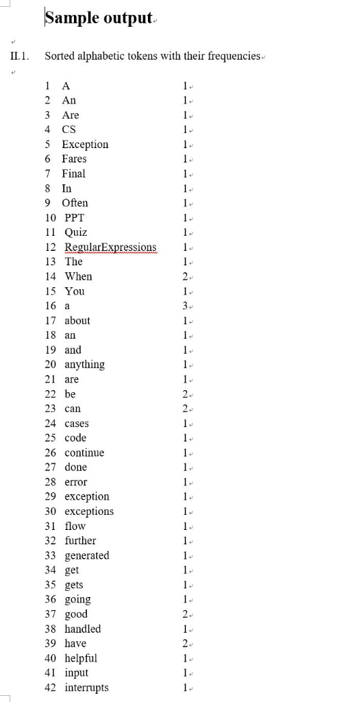 you help me fix this code please? ProcessTokens.java import java.io.File; import java.io.FileNotFoundException;