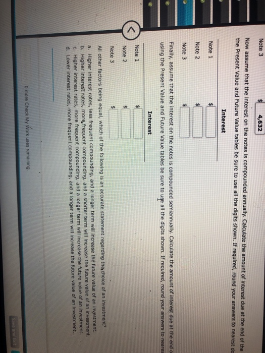 8% 3Years $19,300 19,300 19,300 Use the appropriate present or future value