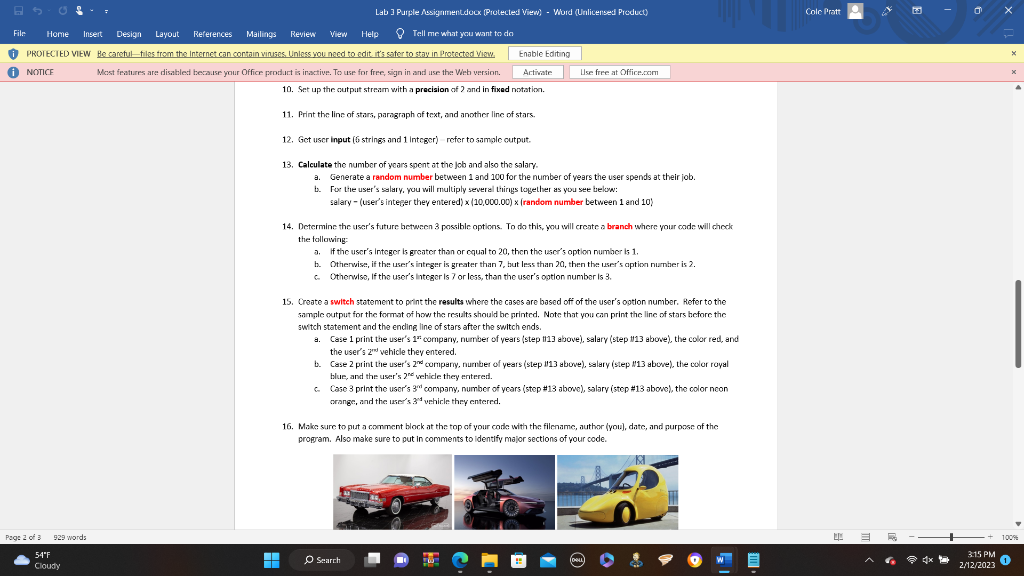 rrake a ferecast of the user's future job irncluding where they will
