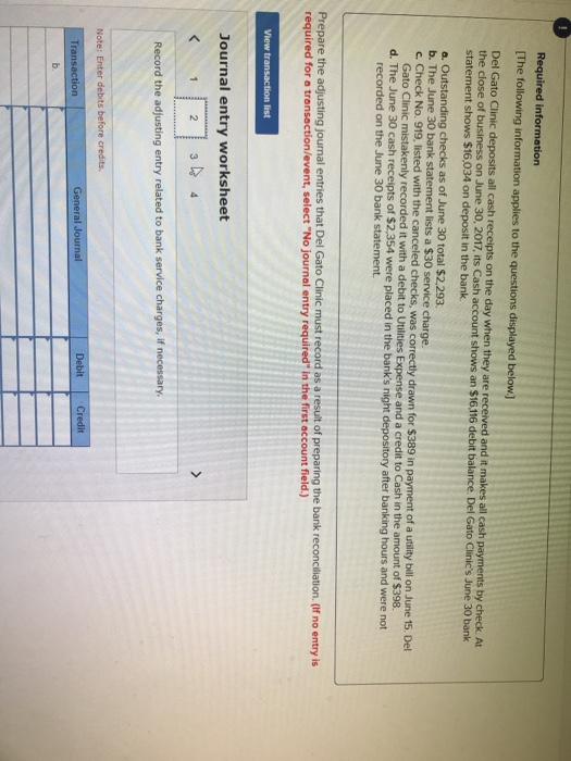 Del Gato Clinic deposits all cash receipts on the day when they