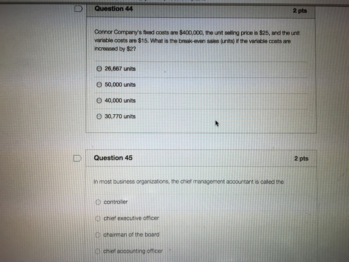 to be classified as direct materials? O They must be classified as