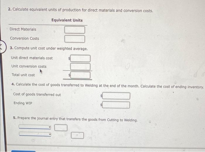 three processes: Cutting, Welding, and Painting. In September, the Cutting Department of