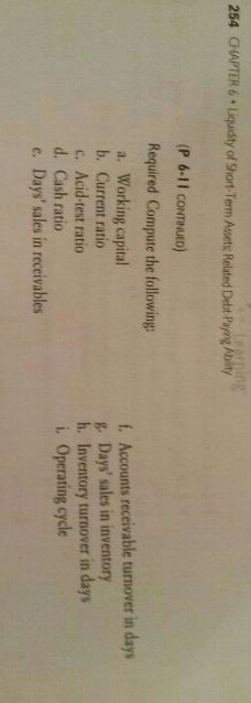 Corporation follow: KING CORPORATION Partial Balance Sheet December 31, 2011 Assets Current
