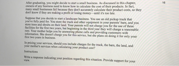  Please ready that carefully and answer the question taking the postion